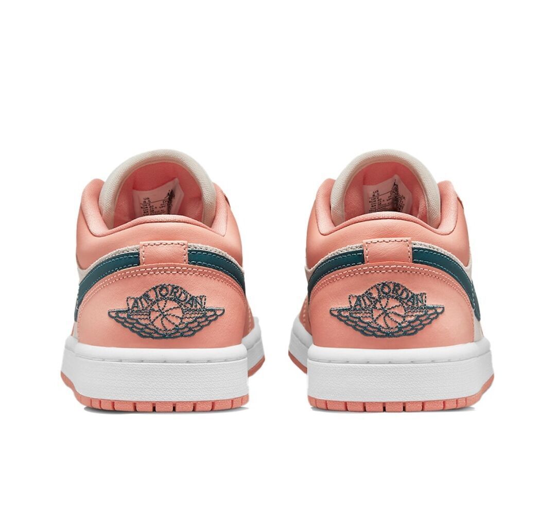 AIR JORDAN LOW ROSE VERT BLANC