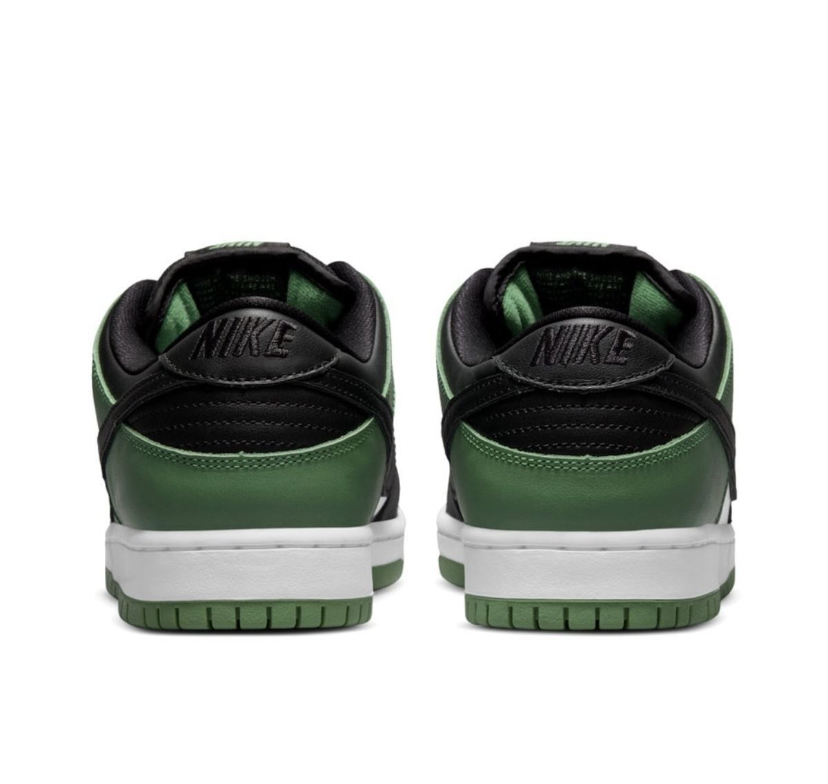 DUNK SB LOW VERT NOIR BLANC