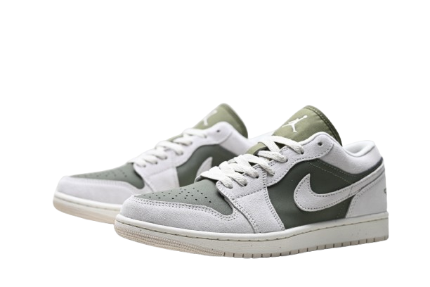 AIR JORDAN LOW KAKI/BLANC