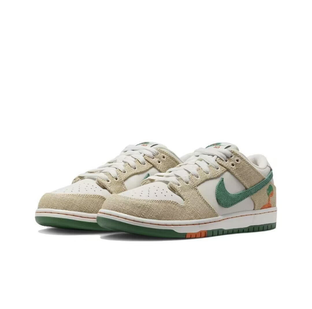 DUNK SB LOW BEIGE VERT